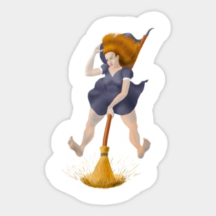 Witch Sticker